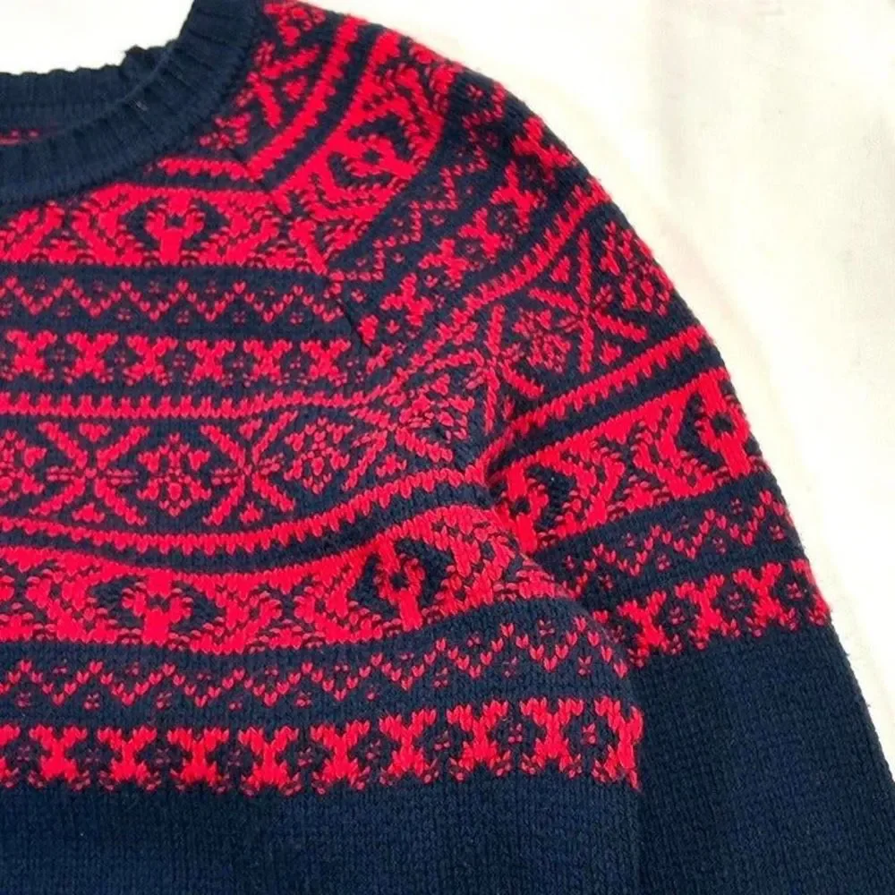 Abercrombie And Fitch Wool Blend Fairisle Knit‎ Sweater Mens M - Picture 3 of 6